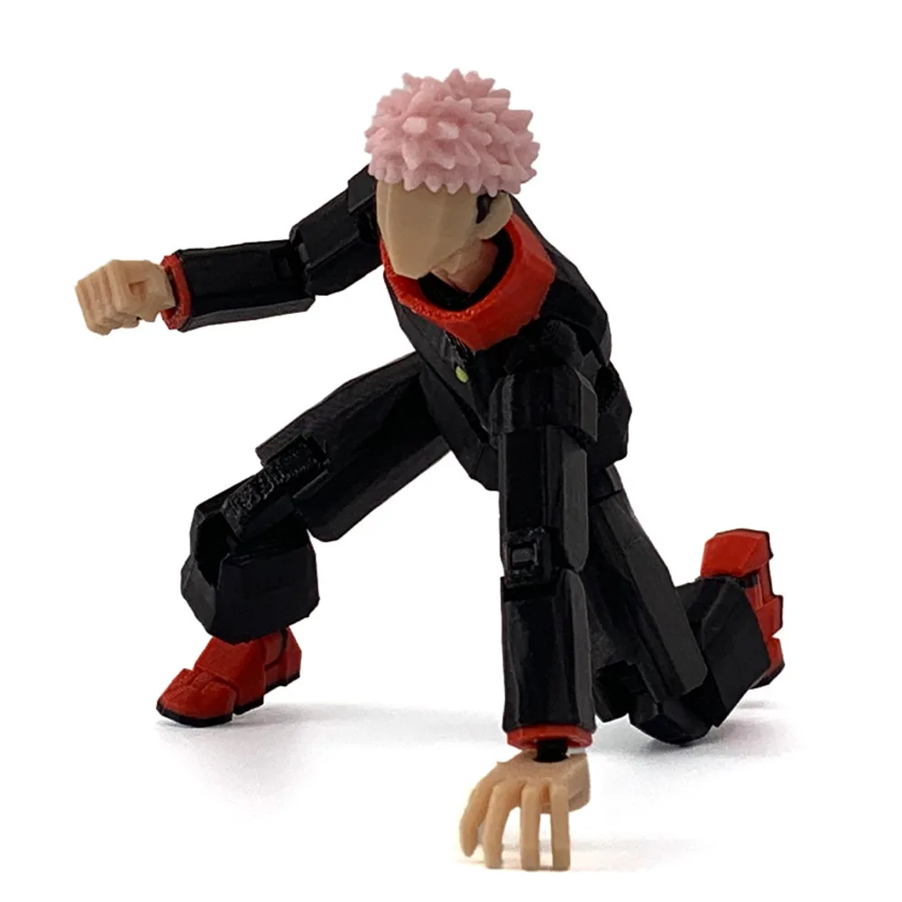 3D Printed Jujutsu Kaisen Ryomen Sukuna Anime Multi-Jointed Shapeshift Toys Action Figures Mannequin Model Ornaments Gifts