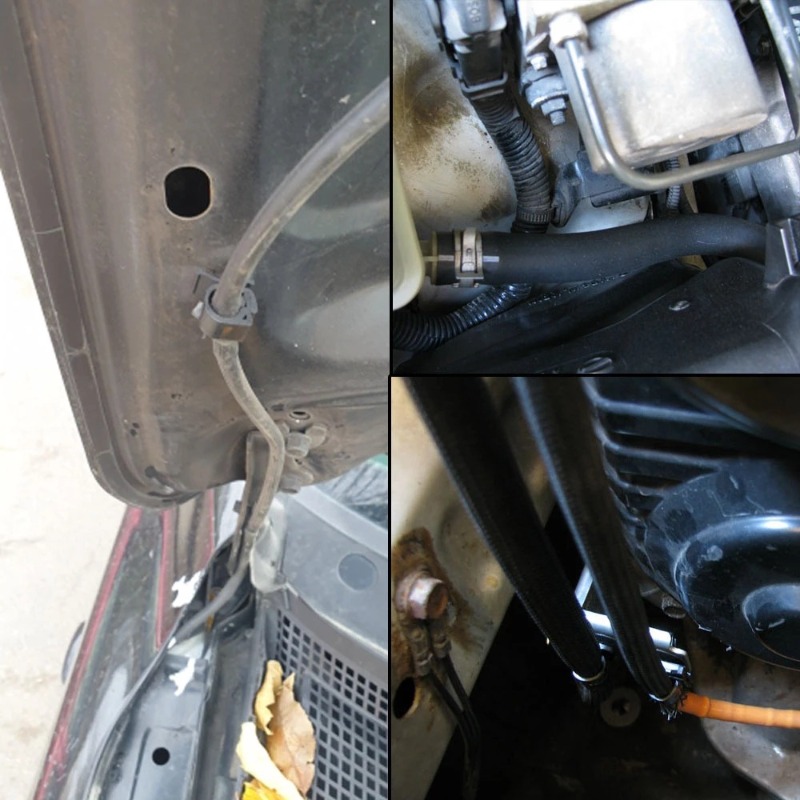 10PCS Car Wiring Harness Fastener Car Cable Fixed Buckle Clip Multifunction Cable Fixed Buckle Universal Car Accessories Tie