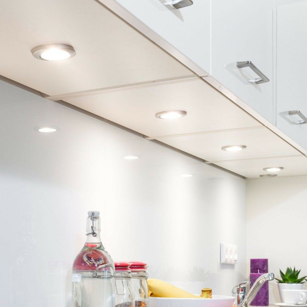 Tuya Zigbee 3.0 Đèn LED Thông Minh Dưới Tủ Chiếu Sáng Mờ Puck Đèn 4/6/8/12 Chiếc Fr bếp Tủ Quần Áo Tủ Quần Áo Đèn Trang Trí Phòng Ngủ