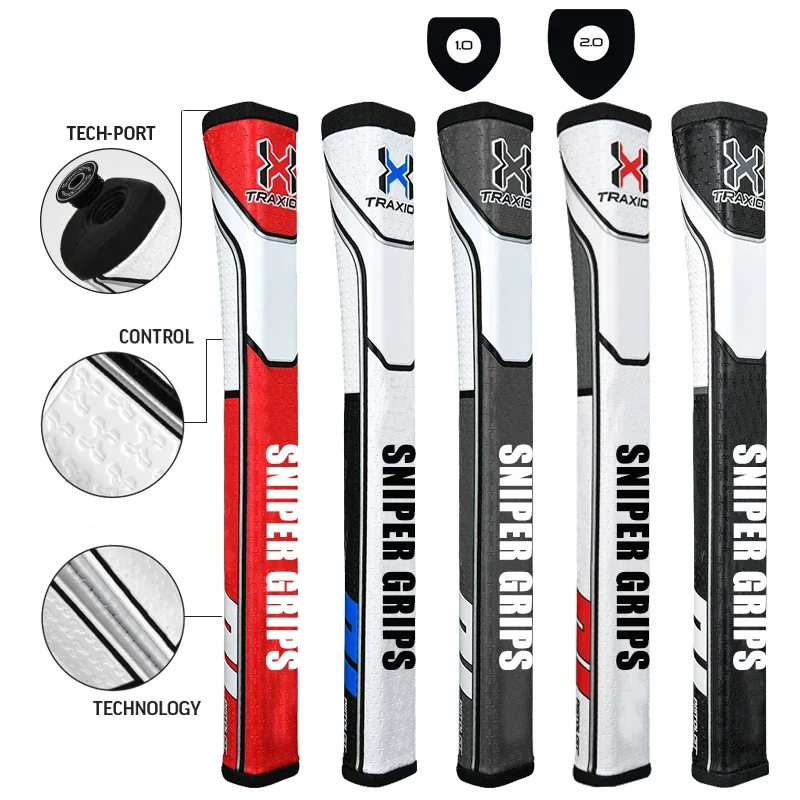 ด้ามจับพัตเตอร์ PU ทัวร์2019 Grip putter Golf ปืนสั้น-GT เทคโนโลยี spyne กอล์ฟคลับกริปปืนพกคอนทัวร์นุ่ม gratis ongkir