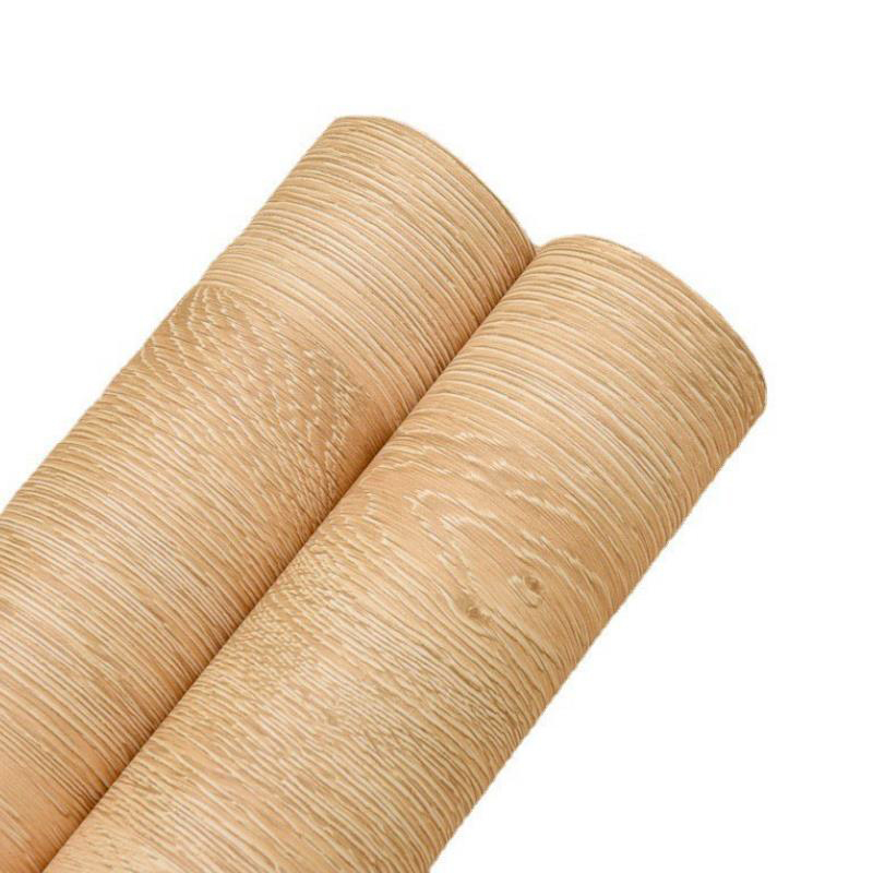 Papel tapiz impermeable de vinilo de grano de madera de imitación de roble amarillo, pegatina de pared extraíble, autoadhesiva, decoración del hogar para armario de cocina
