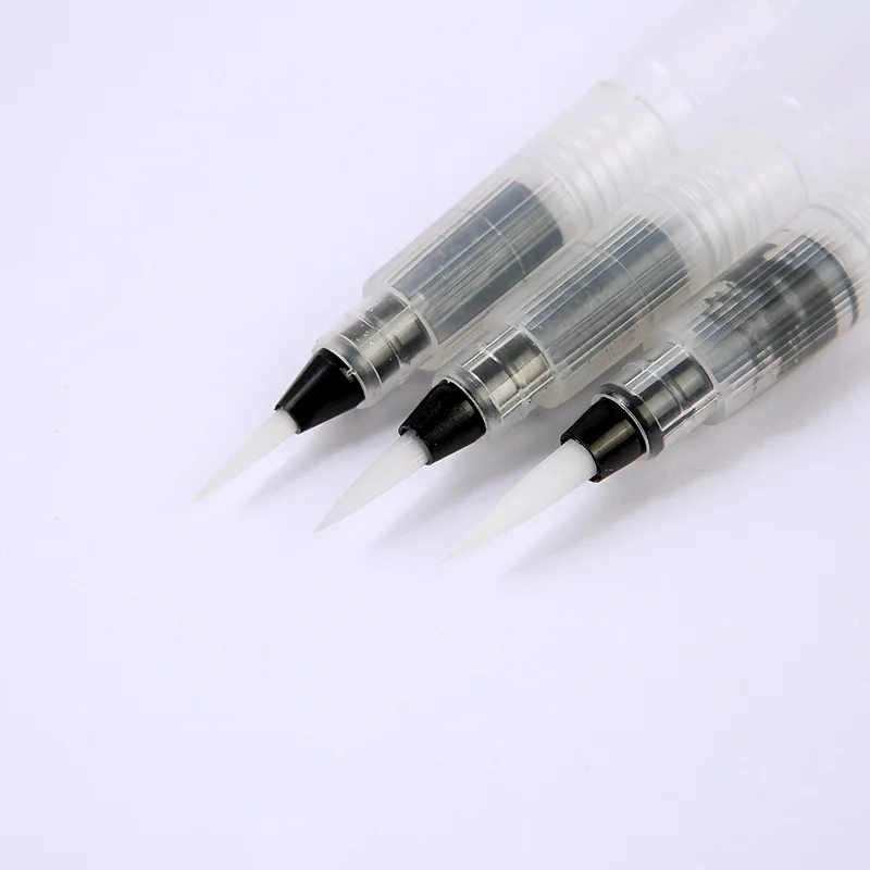 Ensemble de pinceaux de couleur à l'eau rechargeables, multi-usages, de qualité artiste, pour peinture et lettrage, DIY, 3/36 pièces