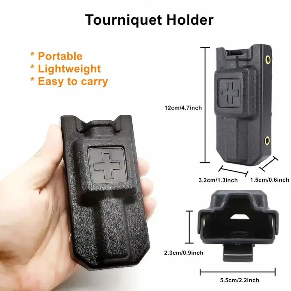 Tactical EDC Tourniquet Holder Case Storage Box Quick Pull For IFAK MOLLE Combat First Aid