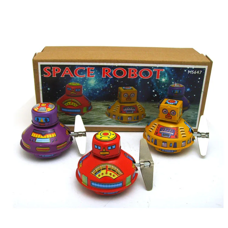 MS647 宇宙ロボット Tintoy 大人のコレクション工芸品クリエイティブ装飾品ブリキのおもちゃ