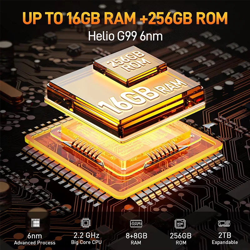 Ulefone-Armor 21 Smartphone Robusto, Celular Versão Global, 4G Celular, 16GB de RAM, 256GB ROM, Android 13, G99, 64MP, 9600mAh