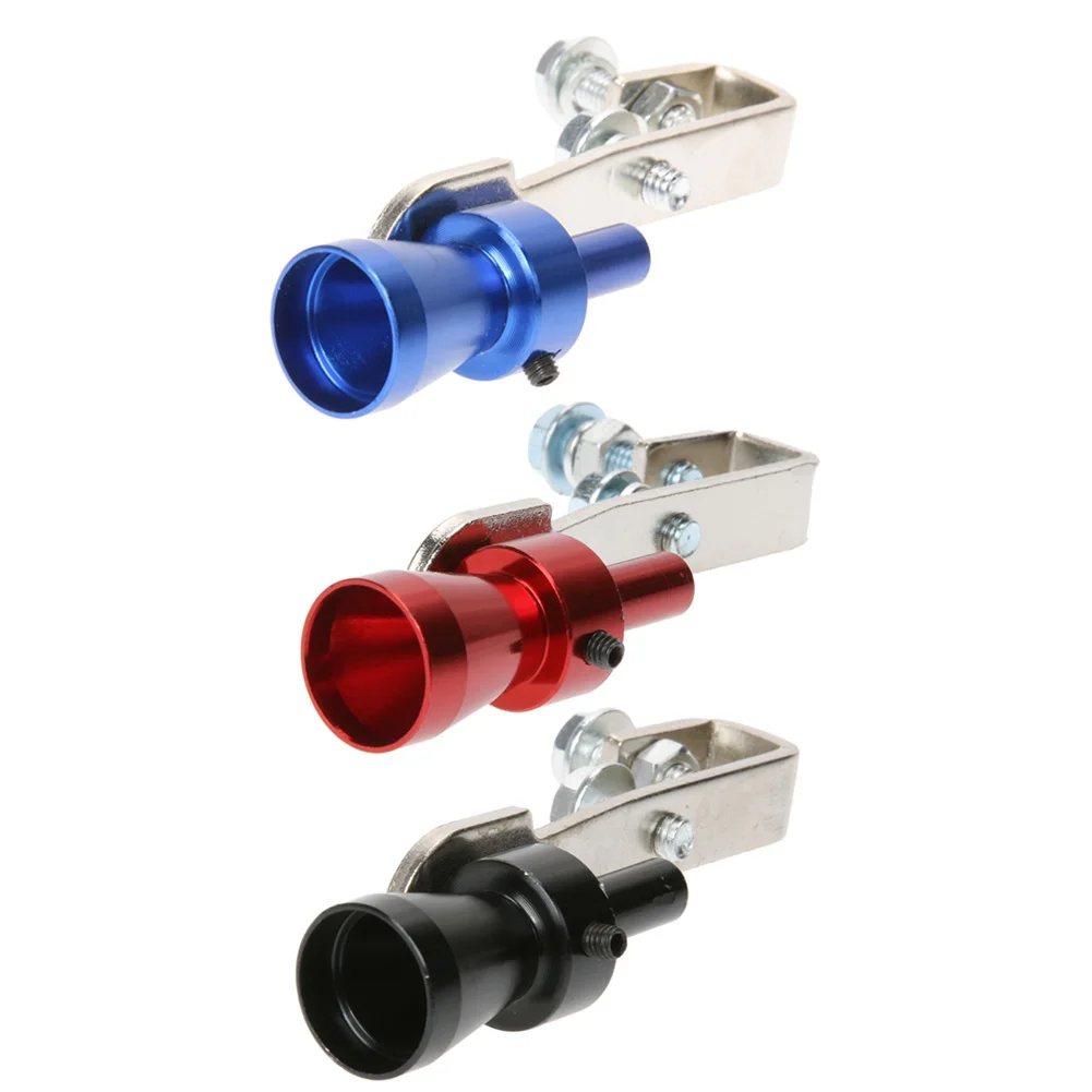 Simulador de sonido práctico para coche, silbato Turbo portátil para tubo de escape, silenciador, accesorios para automóvil