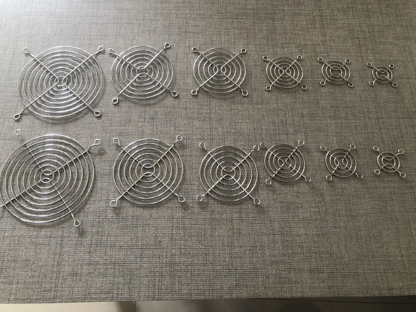 1PC Silbrig Metall Draht Finger Schutz 80mm 90mm 120mm Für CPU Fan DC Fan Grill schutz Schutz Vernickelt Mesh