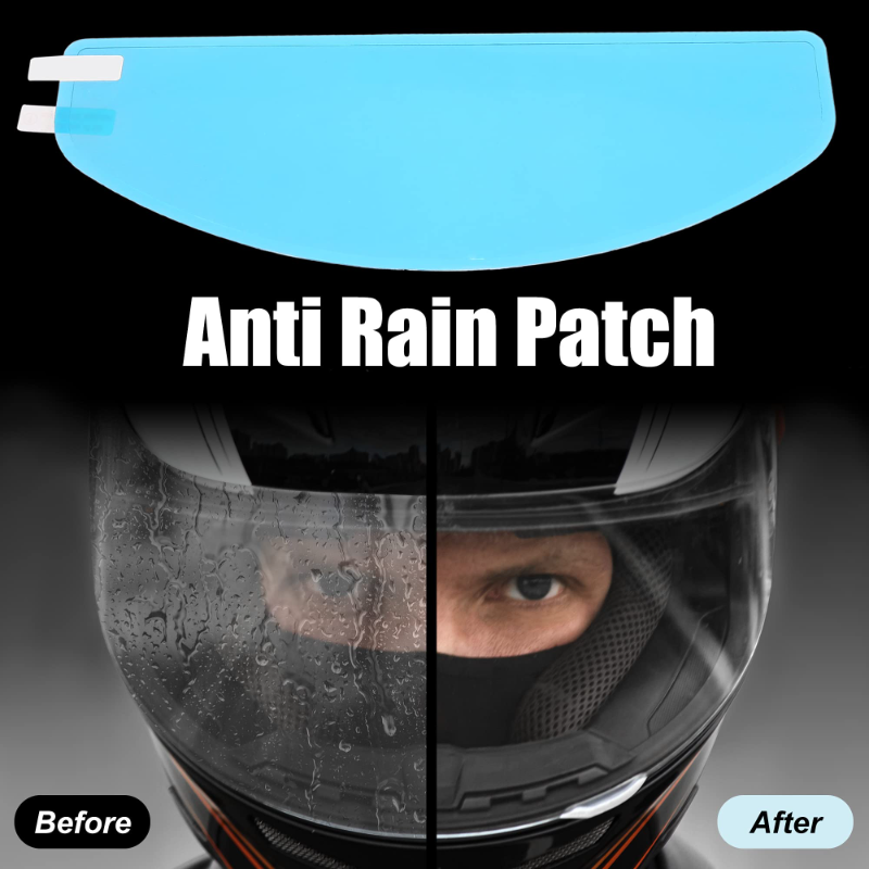 Motorrad helm klar Anti-Fog Regenschutz Film Helm Linse langlebige Nano-Beschichtung Aufkleber Moto Sicherheit Fahr helm Zubehör