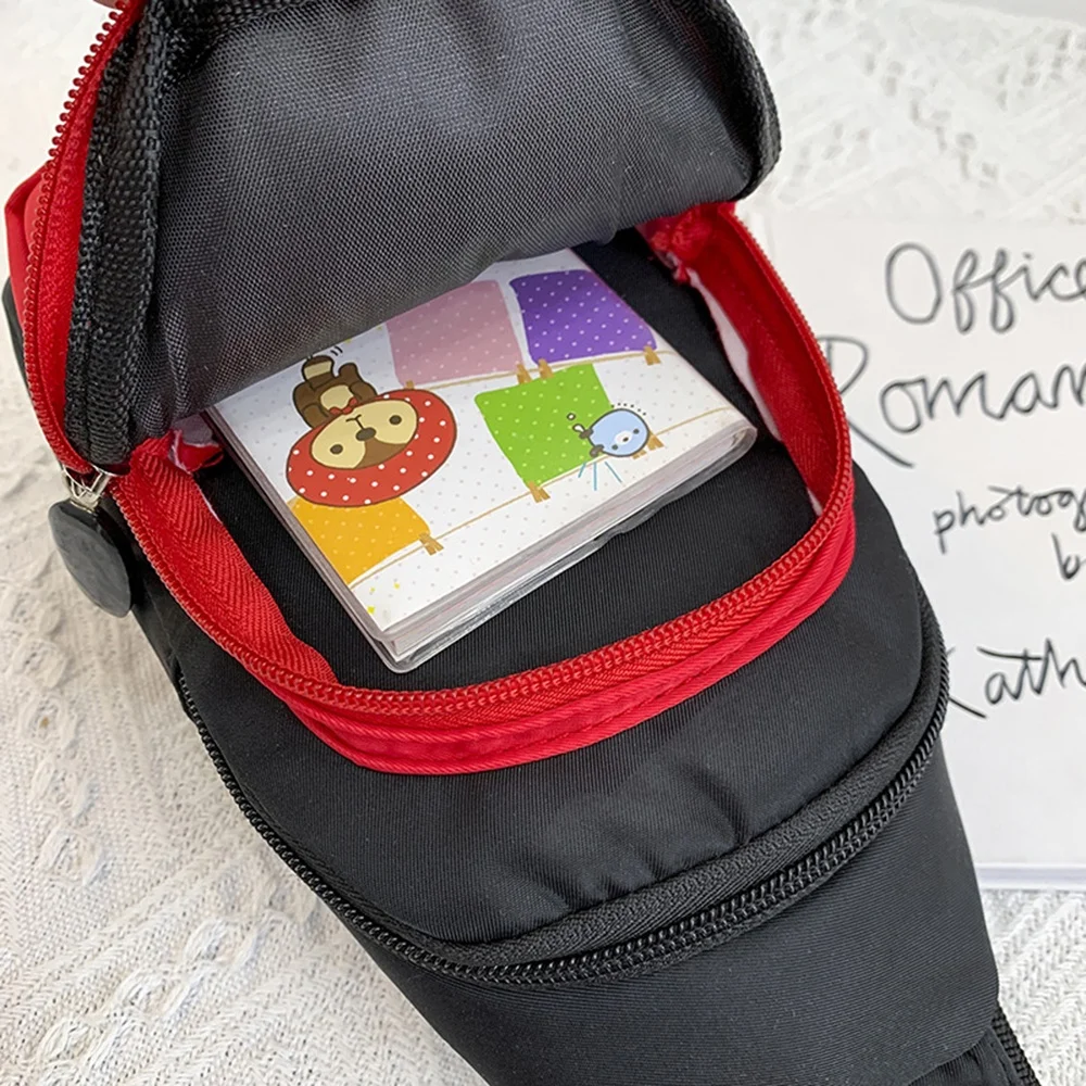 1PC Korean Version Children's Casual Shoulder Bag for Kids Cartoon Cute Spider Crossbody Chest Messenger Bag Backpack