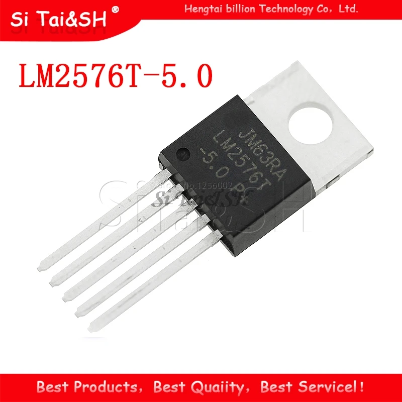 10PCS LM2576T-5.0  LM2576-5.0  LM2576T-5 LM2576T-5V new and original  Data system