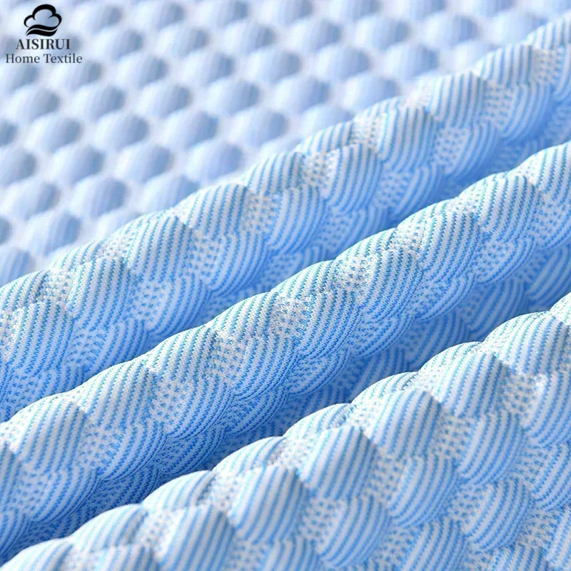 Cooling Mattress Smooth Air Condition Comforter Lightweight Cushion Cool Feeling Fibre Skin-friendly Breathable Mat Pad 1Pc