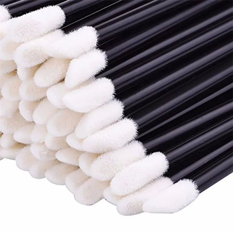 5/50/100 Stuks Lip Borstels Wegwerp Cosmetische Lip Borstel Lippenstift Lip Glossy Wands Cleaner Applicator Oogschaduw Make-Up Brush tool