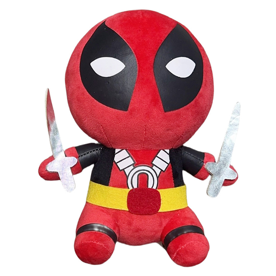 12-22 cm Anime Marvel Deadpool Plüsch Spielzeug Kawaii Puppen Cartoon Comics Figuren Kinder Geburtstag Weihnachten Geschenke