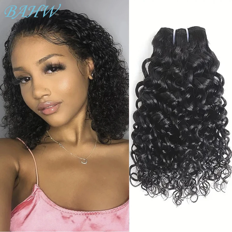 Peruano Água Cabelo Encaracolado Pacotes, 100% Cabelo Humano Pacotes, Onda de Água, Raw Virgem Extensão Do Cabelo, Cor Natural, 1 PC, 3 PCs, 5 PCs, 8 em