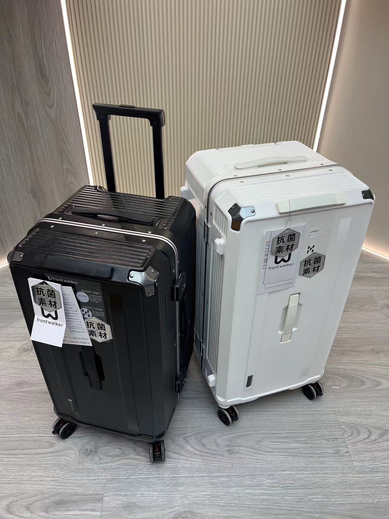 SGG 大容量旅行スーツケース女性の 28 インチ厚みのある荷物 4 ウェイ回転ホイールファッショナブルなトレンディなバッグ