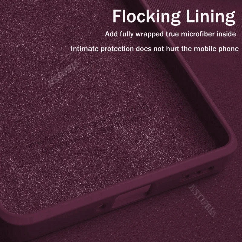 Funda de silicona líquida de lujo para Samsung Galaxy S25 S24 S23 S22 S21 S20 Ultra Plus FE A54 A53 A52 A73 5G 4G, funda suave a prueba de golpes
