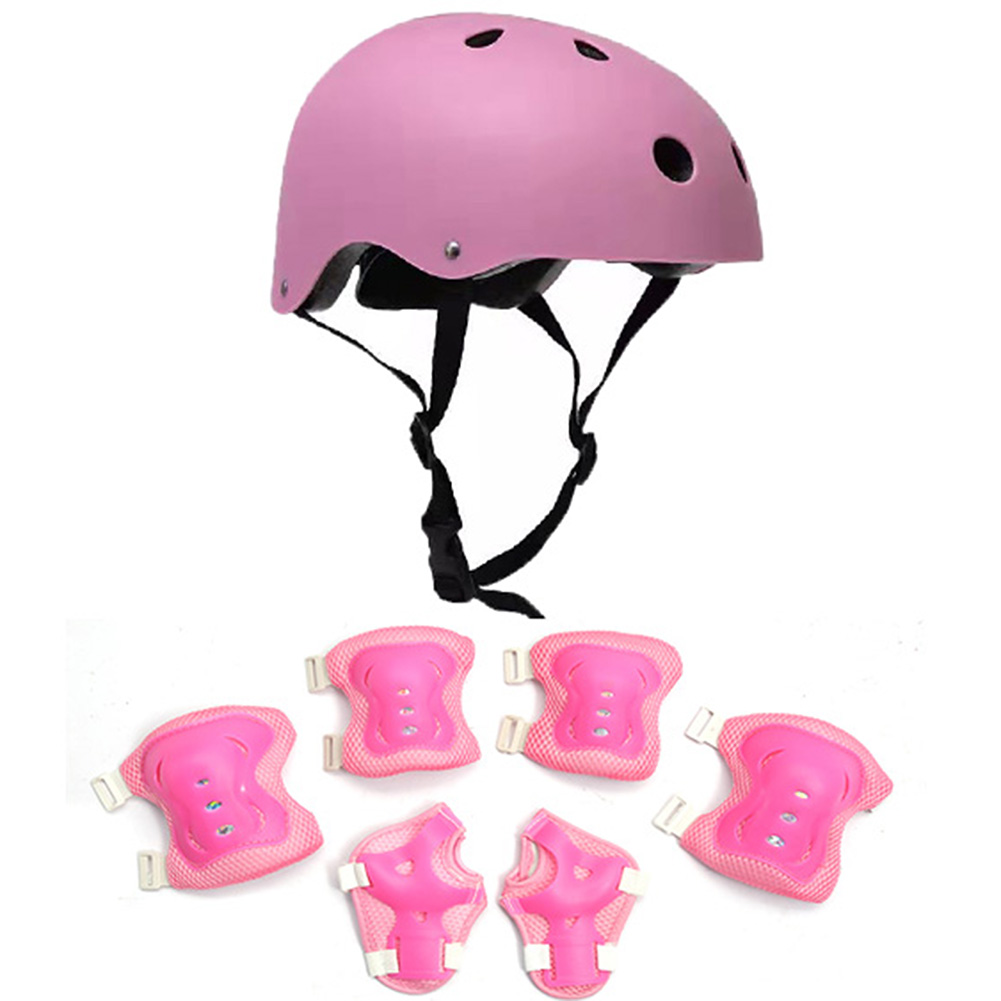 Equipamento de Proteção para Crianças, Proteção de Segurança com Capacete, Resistente ao Impacto, 7 em 1, Absorvente de Choque, Respirável, Esporte ao ar livre