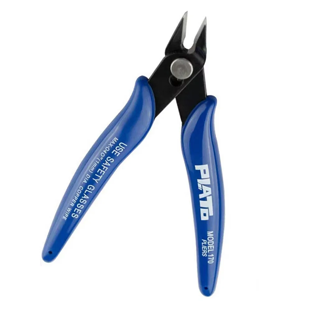 5 pollici taglierina laterale in metallo a filo cesoia di precisione mini pinza da taglio a naso taglierini per cavi elettrici pinza per elettricisti