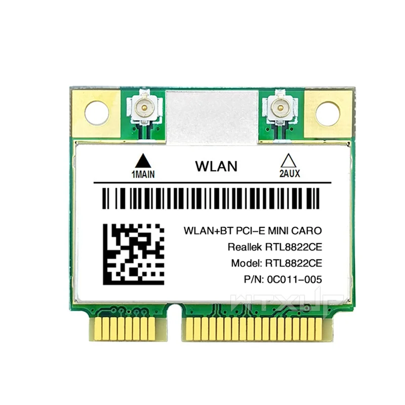 X07A RTL8822CE 1200 Мбит/с 2,4G/5Ghz 802.11AC Wi-Fi сетевая карта Mini PCIe Bluetooth 5,0 Поддержка ноутбука/ПК Windows 10/11