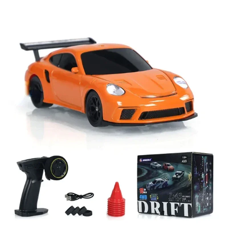 JIABAILE 4301/02/03/04 RTR 1/43 2.4G 4WD Drift RC Auto Mini Race Radio controle Hoge Snelheid Motor on-Road Racing Voertuig Model Speelgoed