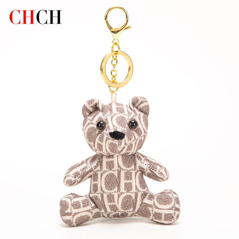 CHCH-Colgante de oso pequeño con llavero, accesorios de equipaje Vintage, clásico, a la moda, 2023
