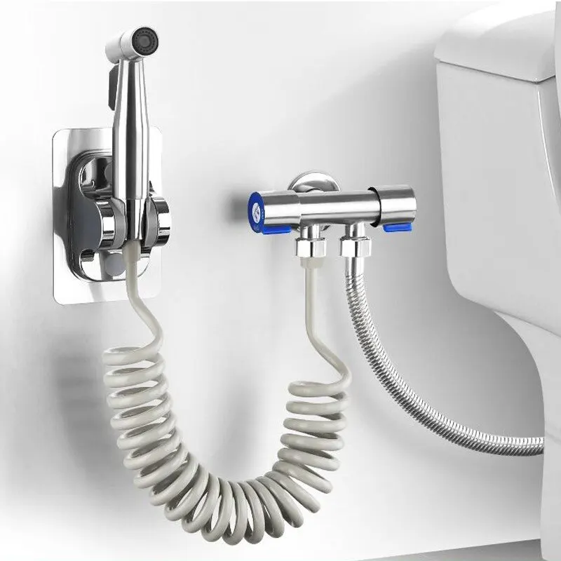 Sprayer Gun Hand Tragbare Wc Bidet Halter Handheld Wasserhahn Hause Badezimmer Dusche Kopf Selbst Reinigung