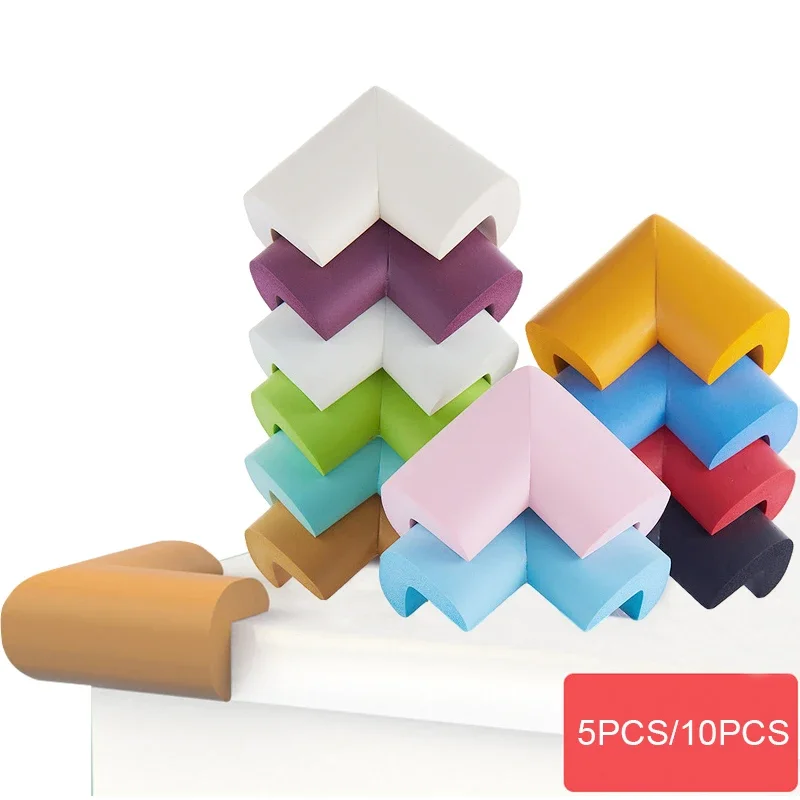 아기 안전 코너 홈 5/10Pcs 소프트 에지 코너 유아 유아 안전 보호 가구 보호대 테이블 가드 커버
