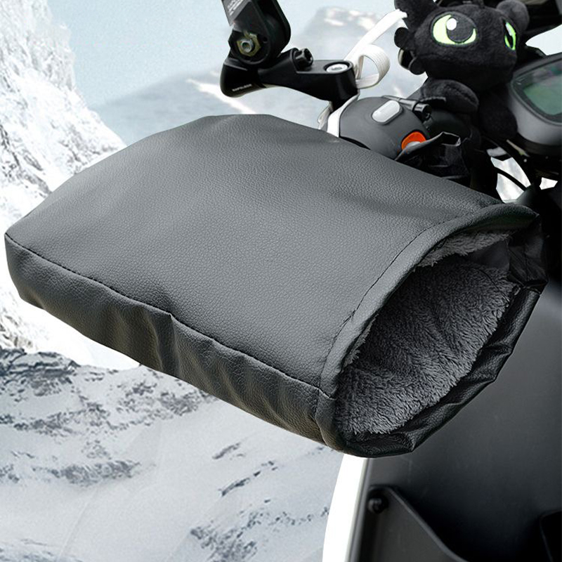 Muffs para guidão de motocicleta, equipamento de inverno, luvas mais quentes, à prova d'água, capa para alça de bicicleta, aquecedores de mão