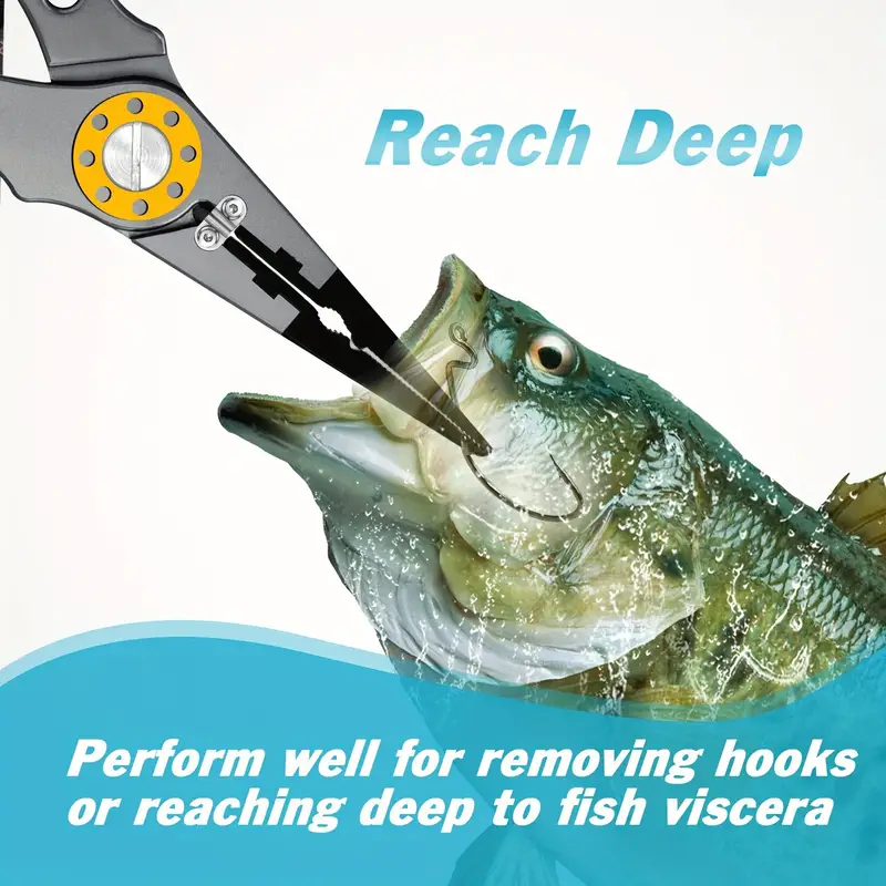 Fishing Pliers Line Cutter Multifunctional Knot Aluminum Alloy Scissors Hook Remover 150g 20CM Fishing Equipment