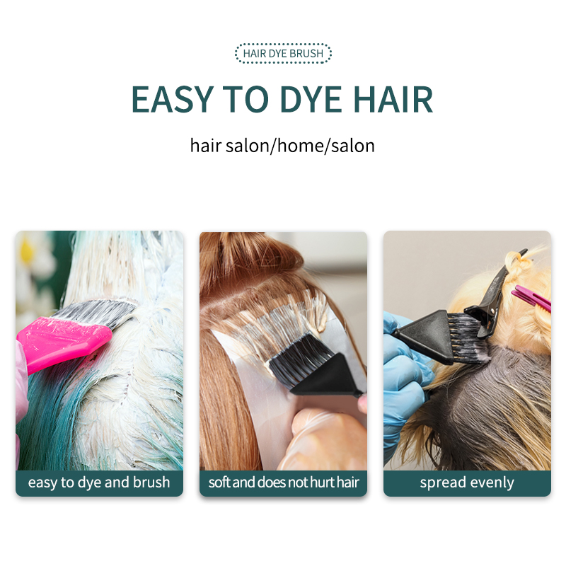 Clearance_Professional Spazzole per colorare i capelli Pettini Strumenti per tinture per capelli da salone Spazzola per tinture per capelli Applicatore per colorare i capelli Barbiere Styling A