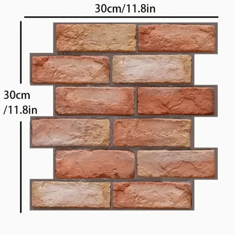 Transforme sua casa com 10 painéis decorativos de parede 3D - papel de parede autoadesivo, à prova d'água e à prova de umidade para sala de estar