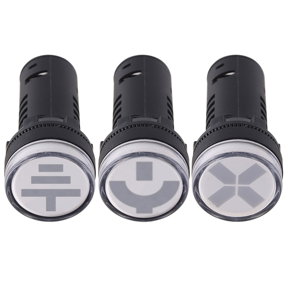 Mini DCAC220V12V rot/grün Dual-Farbe Schalter LED power Signal Licht arbeits Anzeige Notfall Signale Lampe 22mm AD16-22SS