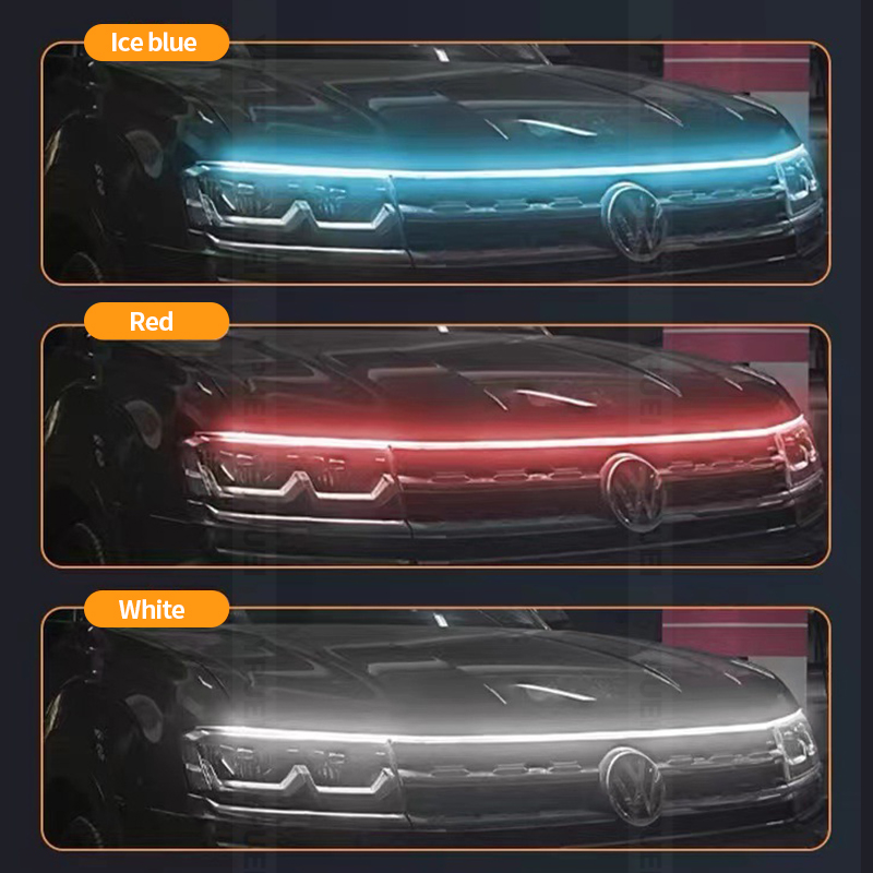 Strip lampu LED siang hari untuk NISSAN ALTIMA MAXIMA MICRA PULSAR Qashqai SENTRA PHY 12V Scan mulai kap mobil lampu