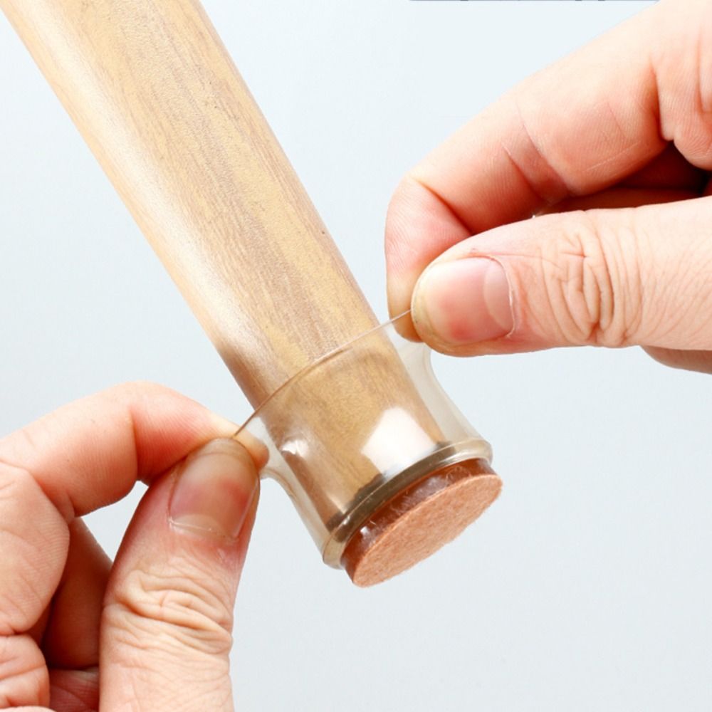 8 шт., силиконовые накладки на ножки стула, Нескользящие