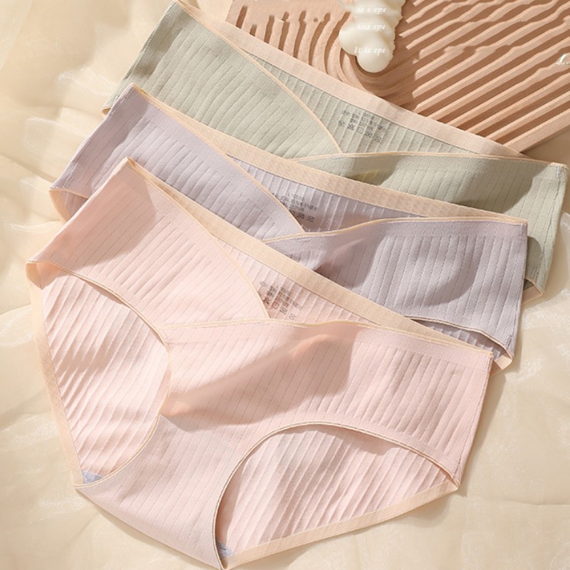 Bragas de maternidad de algodón para mujeres embarazadas, ropa interior de vientre de cintura baja, 100 KG, 50S