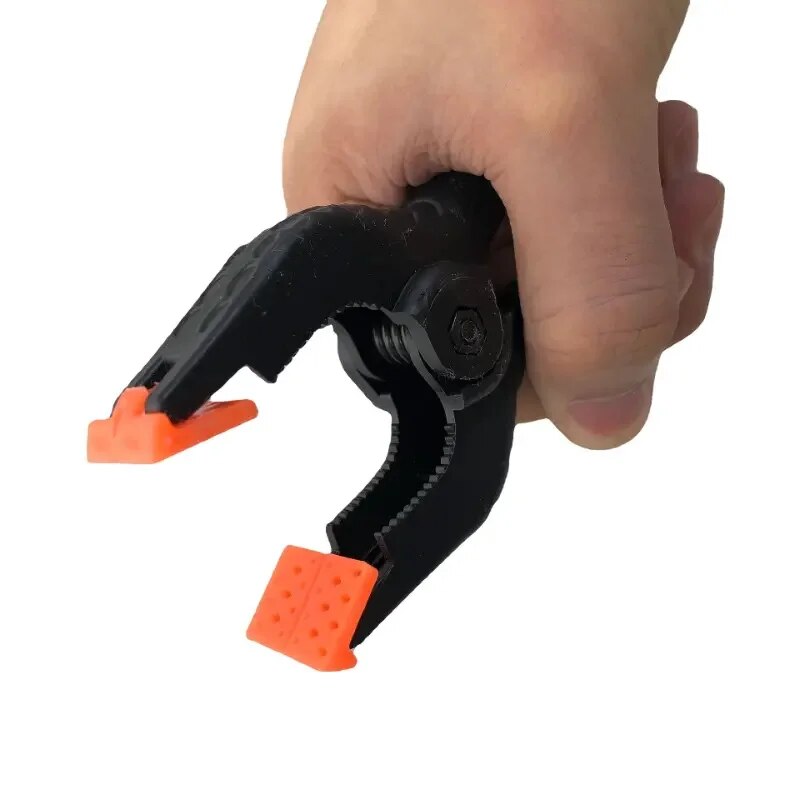 6 Stuks 3Inch Lente Klemmen Zware Plastic Voor Achtergrond Mousseline Canvas Papier Chromakey Scherm Clip Fotostudio Timmerman tool