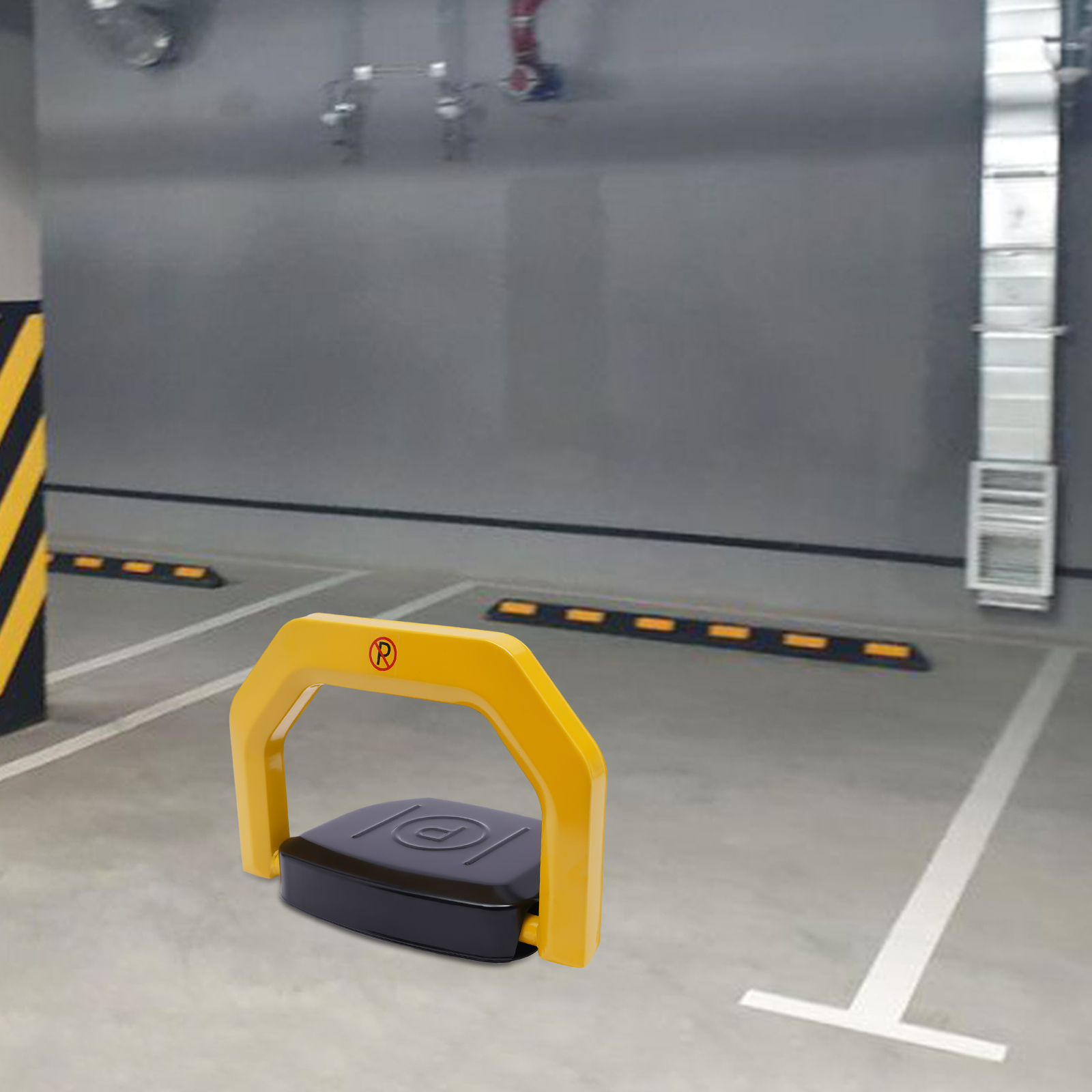 Cerradura inteligente para espacio de estacionamiento con control remoto 180 °   Barricada Automática Anticolisión Estacionamiento Automático Impermeable IP 67