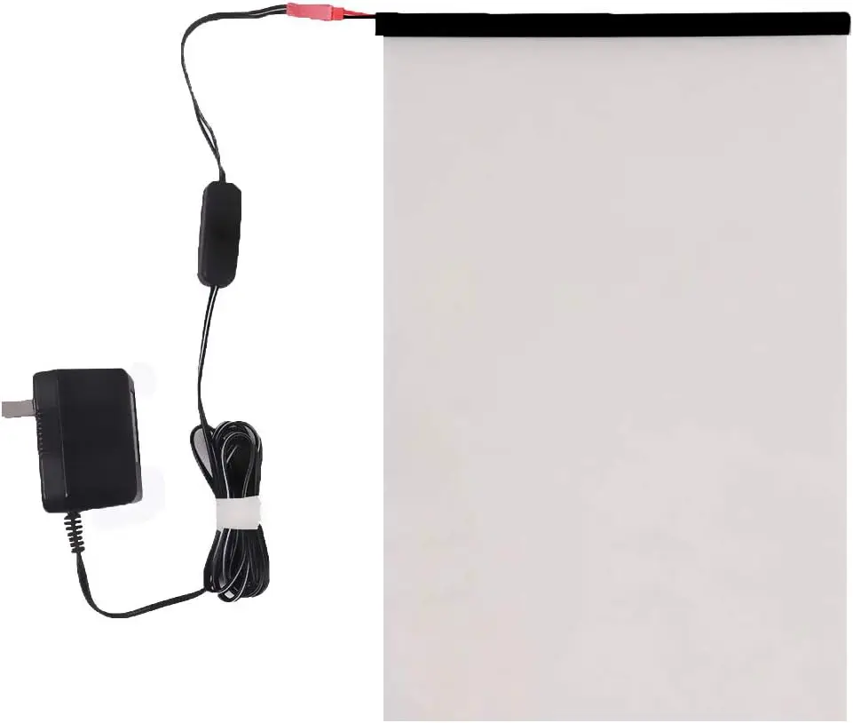 Película inteligente conmutable PDLC, película adhesiva de vidrio inteligente eléctrica, protección de privacidad durante todo el día, pegatina para ventana, muestra A4, 8 pulgadas x 11 pulgadas
