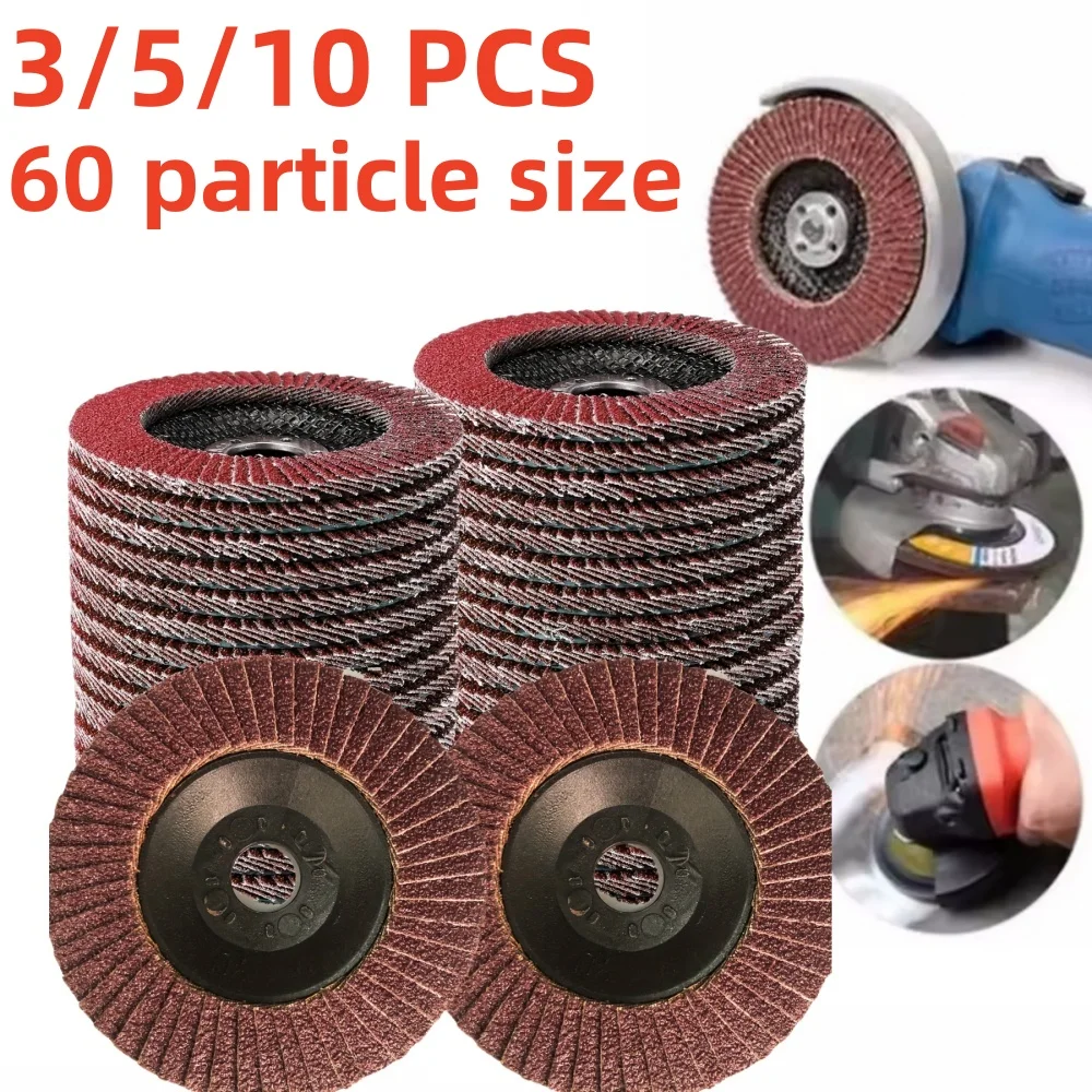 3/5/10pcs flat disc 4 inch 100mm grinding wheel cutting carbon steel for angle grinder sand oil polishing abrasive tool