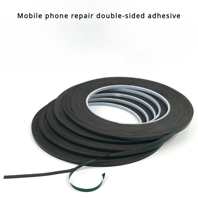 2-5MM 10M Black Strong Adhesive Tape Roll for iPad Tablet LCD Touch Glass Frame Back Cover Repair Double Side Glue for phone