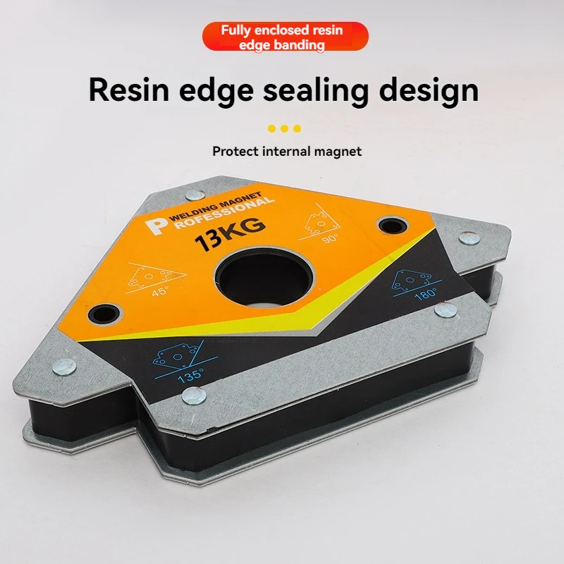 2pcs 13KG Magnetic Welding Holders Angle Solder Arrow Magnet Weld Fixer Positioner Ferrite Holding Auxiliary Locator Tools