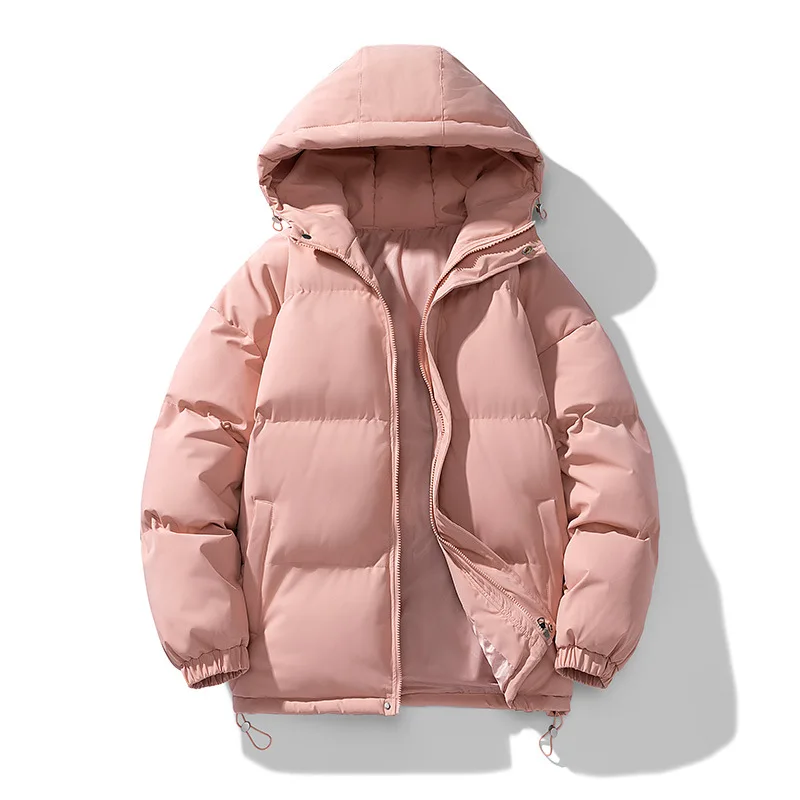 Parkas de inverno masculino casacos acolchoados de algodão jaquetas puffer ao ar livre casaco com capuz casual blusão grosso casaco quente jaqueta masculina