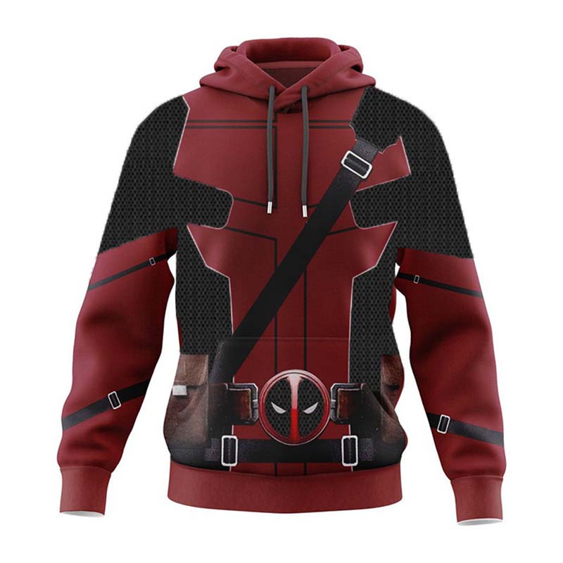 Deadpool wolverine hoodies para adulto super-herói cosplay traje 3d impressão halloween carnaval pulôver moletom jaqueta com zíper