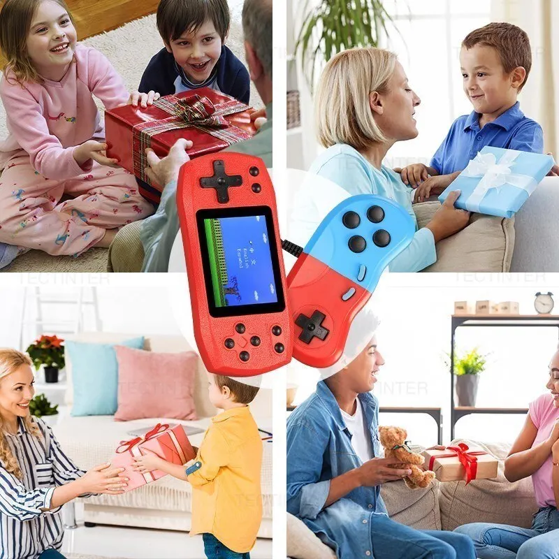 Console per videogiochi retrò integrata nel 620 giochi classici Lettore di giochi portatile portatile Console ricaricabile Uscita AV