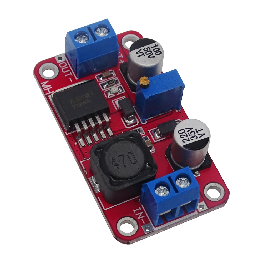 Modulo di alimentazione step up DC-DC 5A Convertitore di volt boost da 3,3 V-35 V a 5 V 6 V 9 V 12 V 24 V XL6019 Regolatore di uscita regolabile