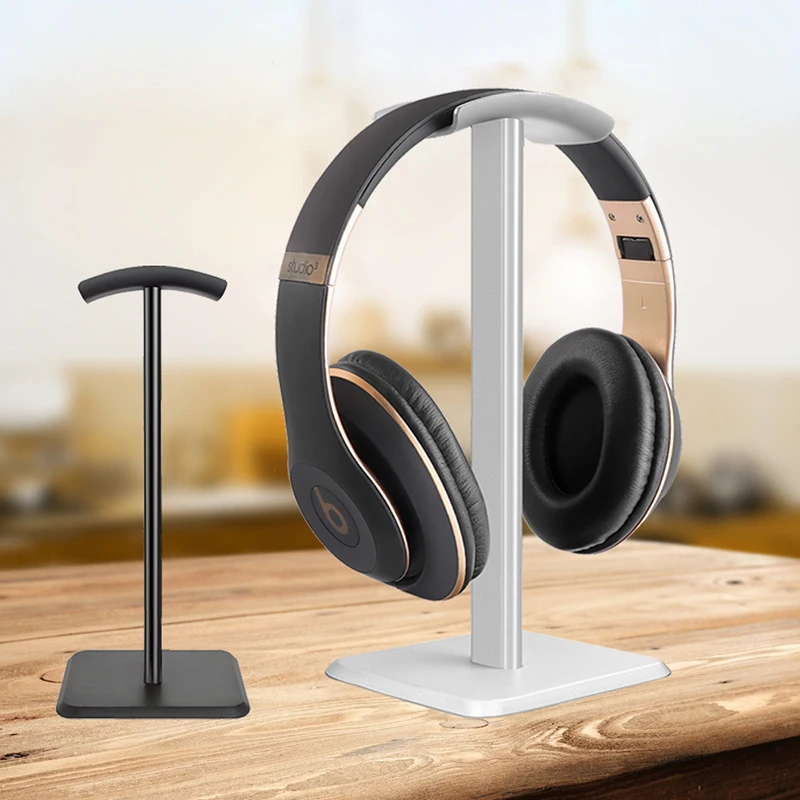 Black and White Earphone Holder Detachable Computer Esports Game Headset Desktop Storage Universal Display Rack for All Headsets