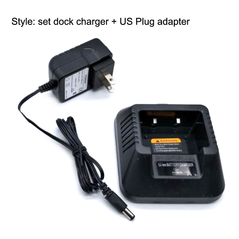 Baofeng-Walkie talkie UV-5R用のデスクトップ急速バッテリー充電器,双方向ラジオ,UV-5Rプラス,UV-5RA,5rb,5rc,5re,DM-5R, BF-F8HP, BF-F9用