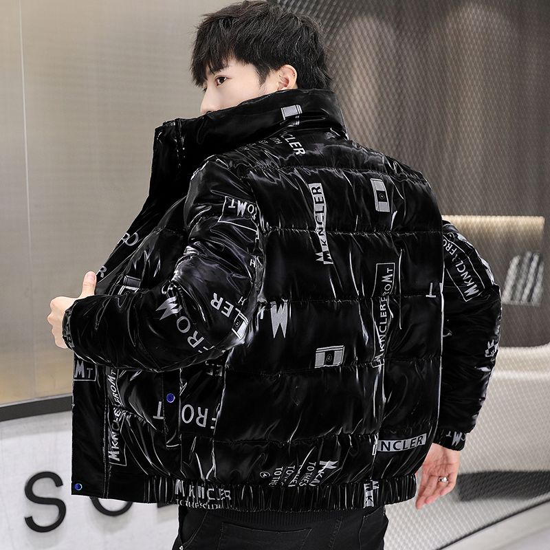 Chaqueta de invierno para hombre, Parkas gruesas, abrigo cálido con cuello levantado, ropa nueva a la moda, abrigo de invierno de algodón impermeable