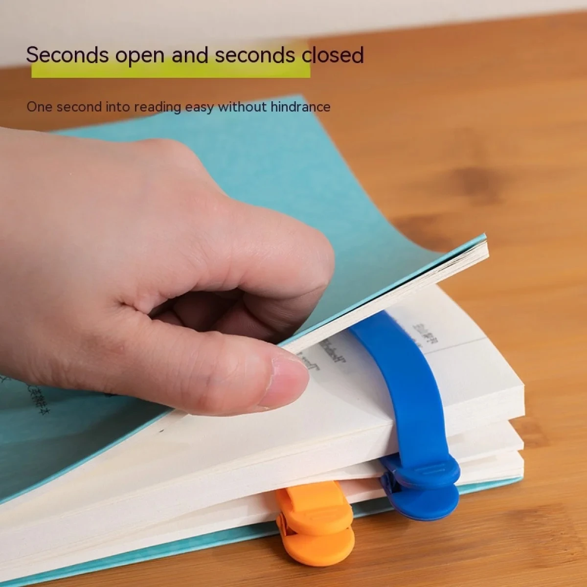 Confezione da 1/3 di segnalibri colorati in silicone, girano automaticamente le pagine, un accessorio per studenti per una facile lettura e segnalibro.