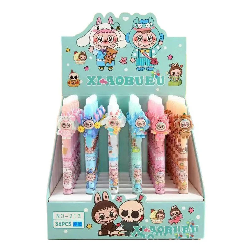 Cute Cartoon Neutral Pen Creative High Aesthetic Value Student Special Use Plastic Material Non-Erasable Office Supply
